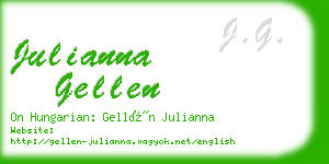 julianna gellen business card